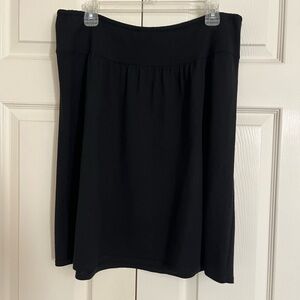 Talbots Classic Black A-Line Skirt - Merino Wool